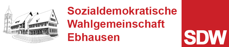 Sozialdemokratische Wahlgemeinschaft Ebhausen - SDW Sozialdemokratische Wahlgemeinschaft Ebhausen - SDW
